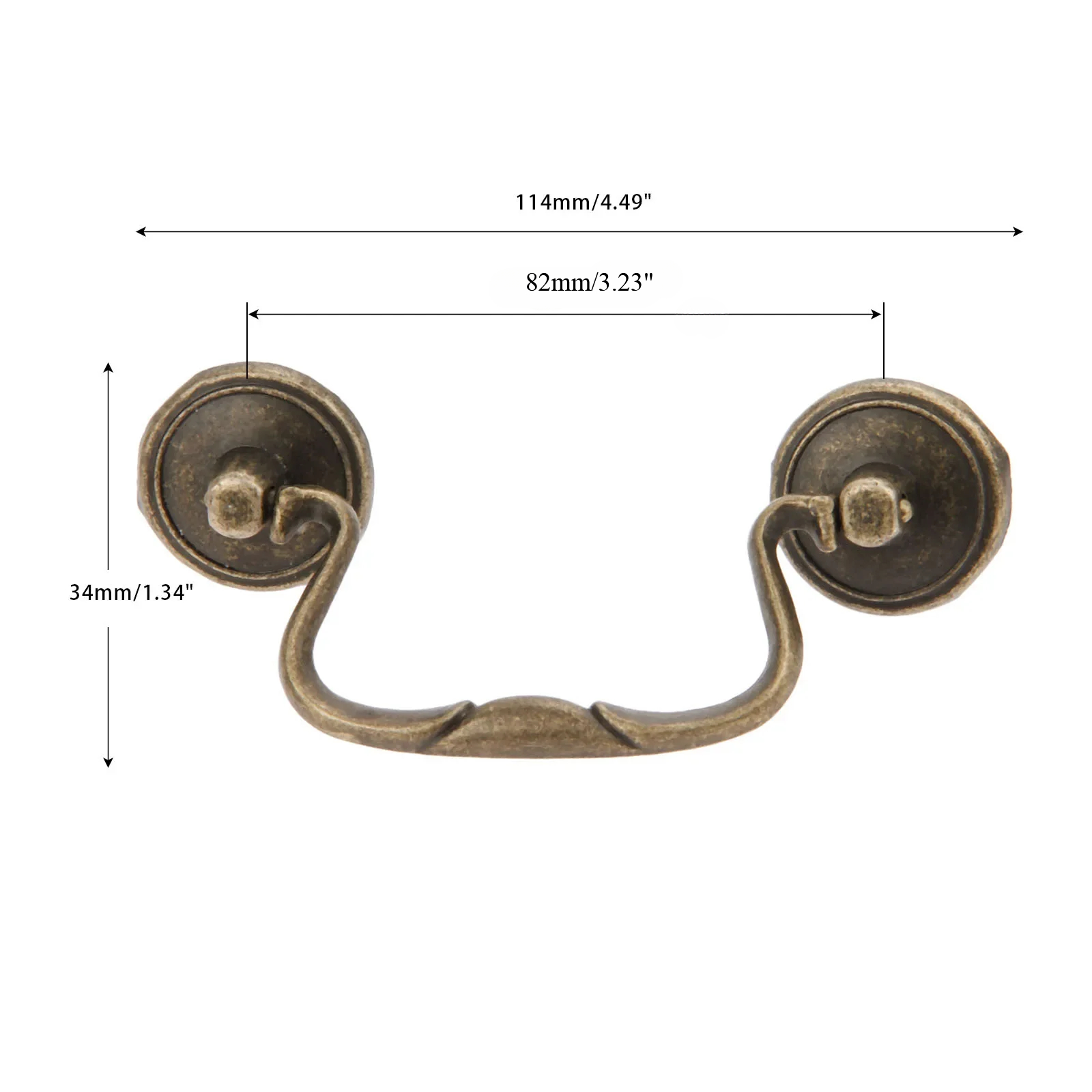 Furniture Hardware Brass - 1x diamante cristal muebles tirador decorativo