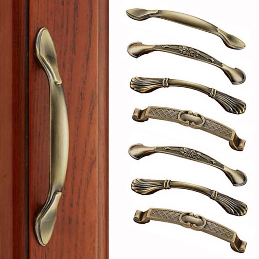 Vintage Furniture Hardware Pulls - Tiradores de bronce vintage para armarios,
