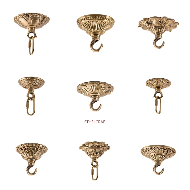 Furniture Hardware Brass - 1 Gancho de Latón de Alta