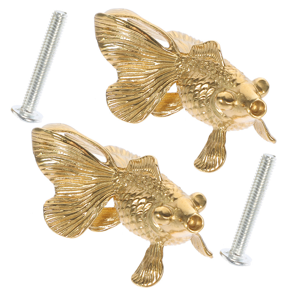 Furniture Hardware Brass - 2 unidades de tiradores de latón