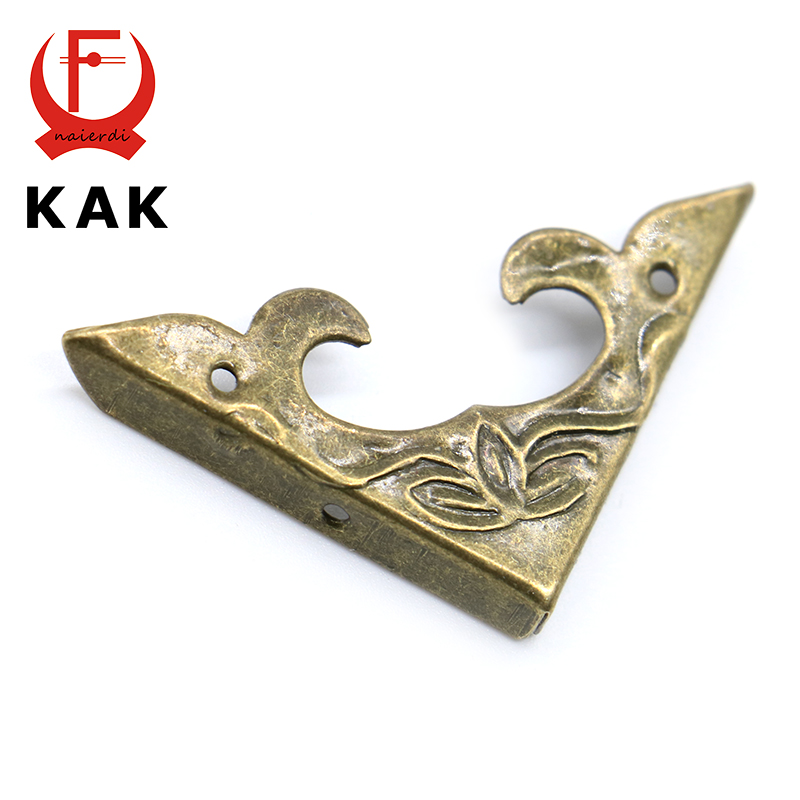 Furniture Hardware Brass - Soporte de esquina de álbumes de