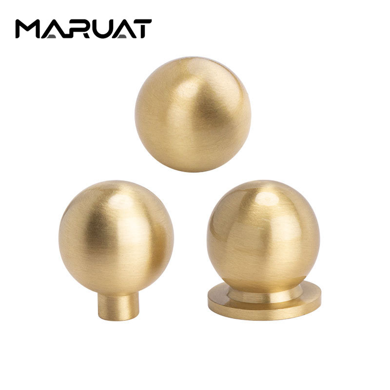 Furniture Hardware Brass - Tiradores Redondos de Latón Macizo para