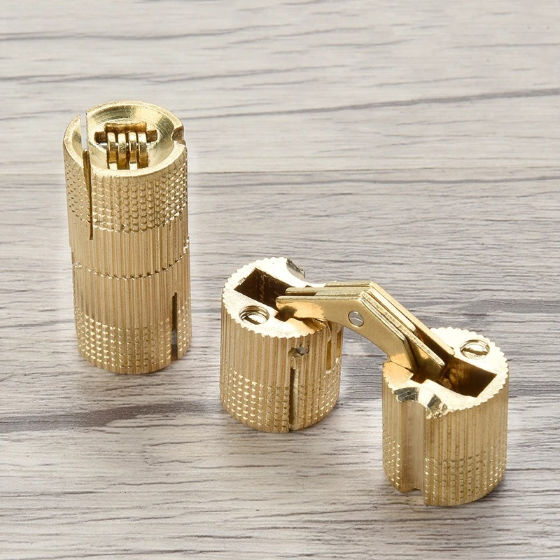 10 unidades de bisagras cilínd - Furniture Hardware Brass reseña y precio