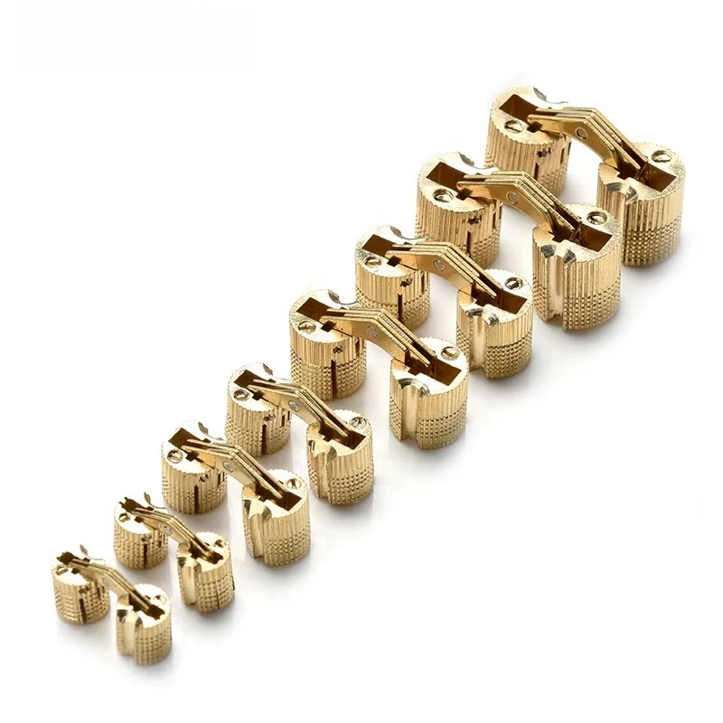 10 unidades de bisagras cilínd - Furniture Hardware Brass reseña y precio
