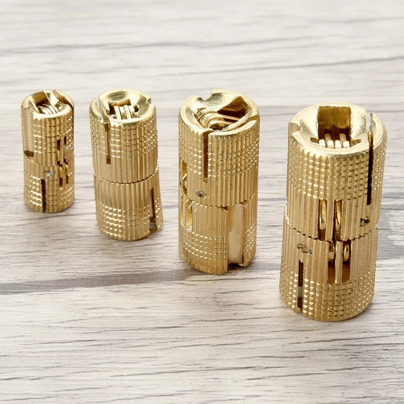 10 unidades de bisagras cilínd - Furniture Hardware Brass reseña y precio