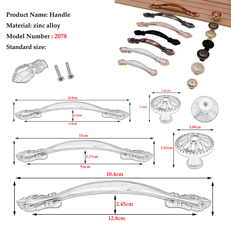 RUNBAZEF-Pomos y tiradores de  - Vintage Furniture Hardware Pulls reseña y precio