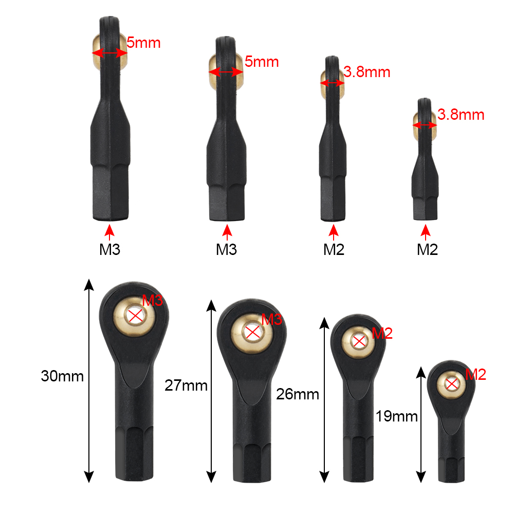 YEAHRUN 10 Uds M2 M3 extremo d - Joint Connector Bracket reseña y precio