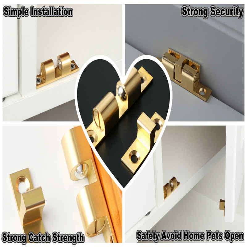 Cierre de bola para puerta de  - Furniture Hardware Bolts reseña y precio