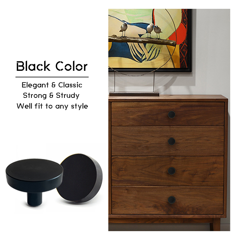 UKE-pomo de aluminio negro par - Restoration Hardware Furniture Used reseña y precio