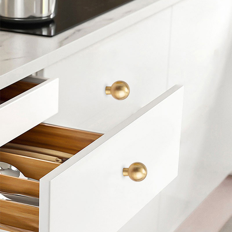 Tiradores Redondos de Latón Ma - Furniture Hardware Brass reseña y precio