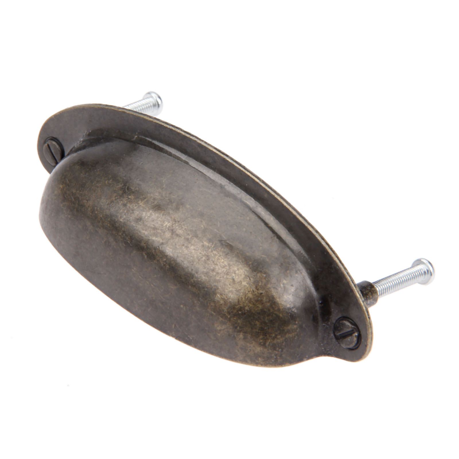 Tirador de concha de bronce an - Vintage Furniture Hardware Pulls reseña y precio