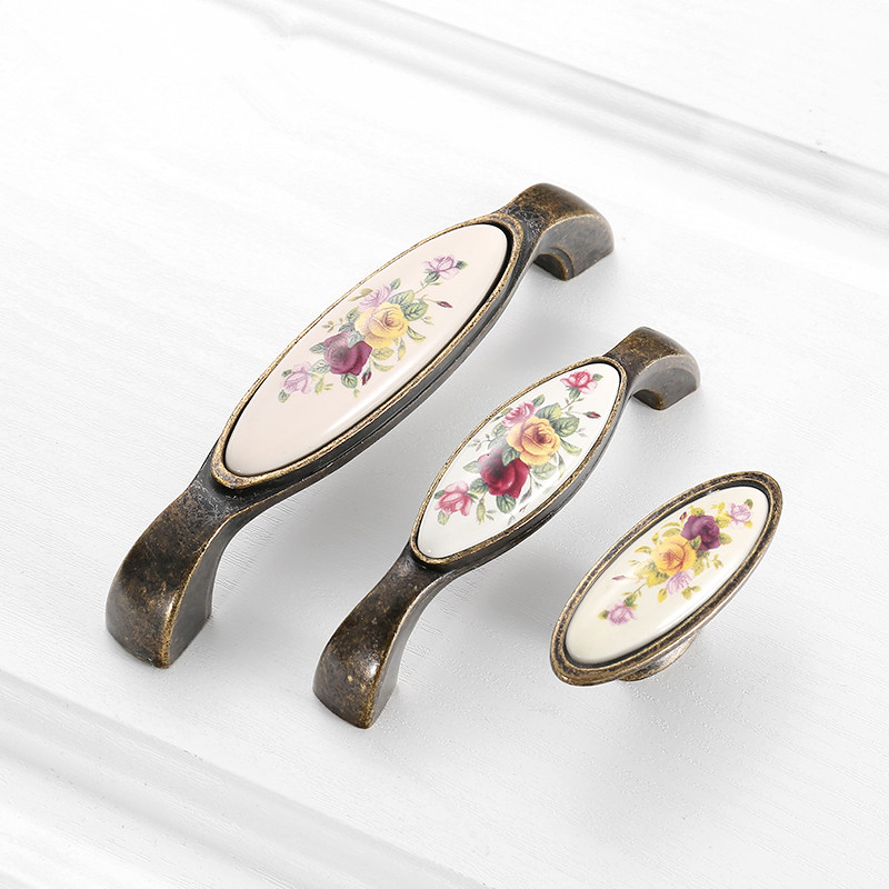 Tirador de cerámica vintage pa - Vintage Furniture Hardware Pulls reseña y precio