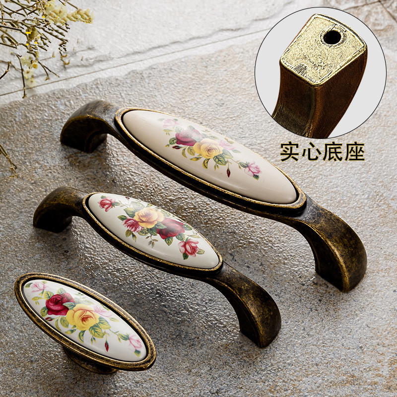 Tirador de cerámica vintage pa - Vintage Furniture Hardware Pulls reseña y precio