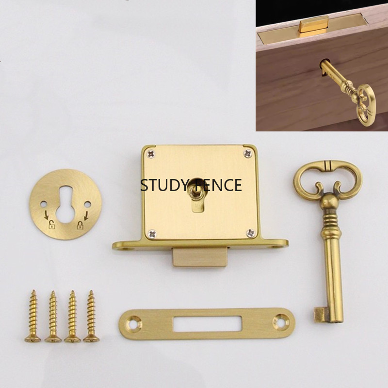 Cerradura de cajón de Metal an - Furniture Hardware Brass reseña y precio