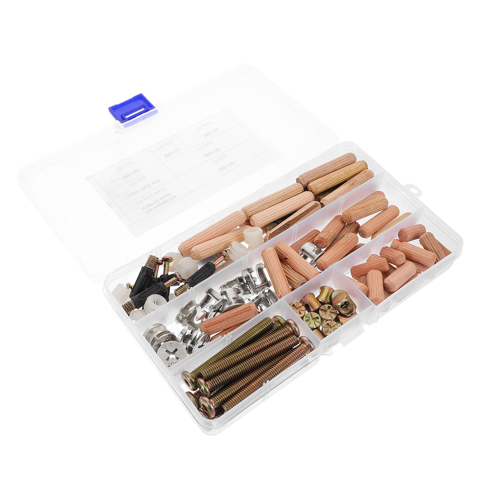 Juego de 95 piezas de herrajes - Furniture Hardware Bolts reseña y precio