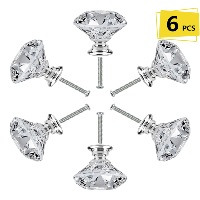 Juego de 6 Perillas Redondas d - Furniture Hardware Bolts reseña y precio
