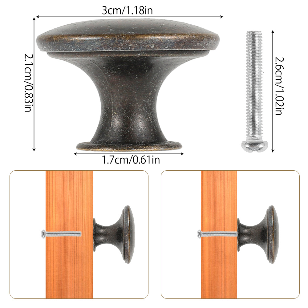 12 tiradores retro de aleación - Vintage Furniture Hardware Pulls reseña y precio