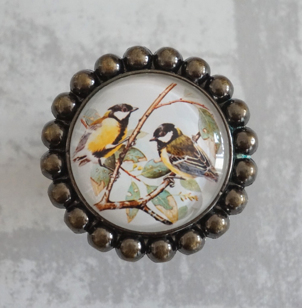 Two Birds--Tiradores y pomos v - Vintage Furniture Hardware Pulls reseña y precio