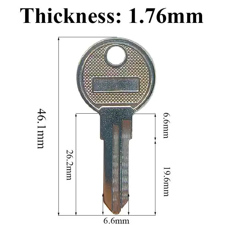 5-100 Piezas AB43 ABUS Llave V - Cabinet Lock Key reseña y precio