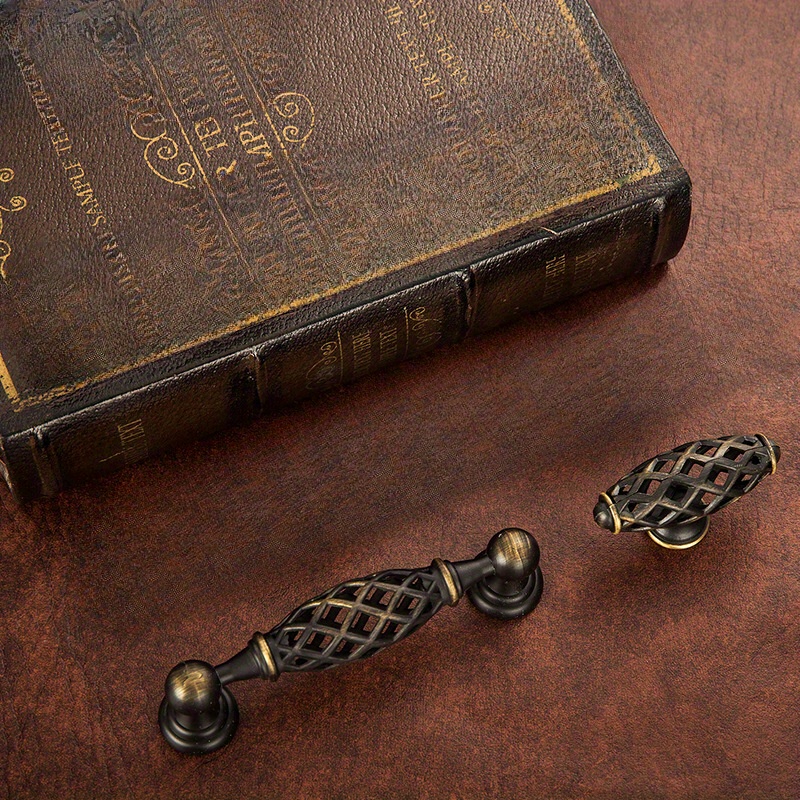 Tiradores de armario de bronce - Vintage Furniture Hardware Pulls reseña y precio