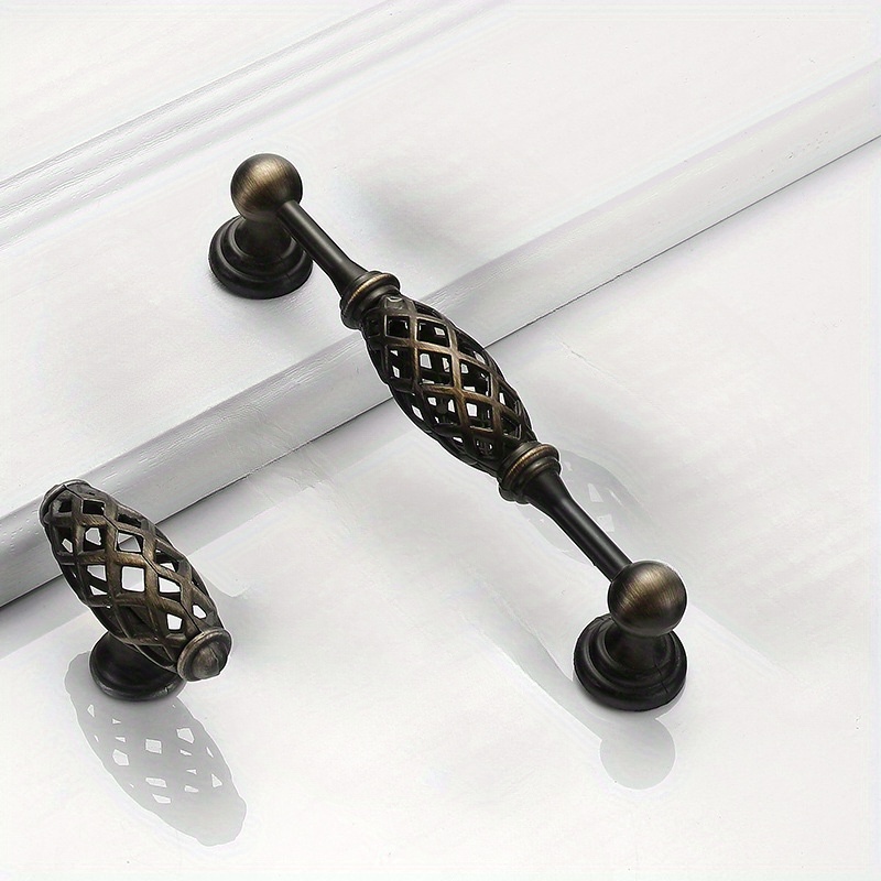 Tiradores de armario de bronce - Vintage Furniture Hardware Pulls reseña y precio